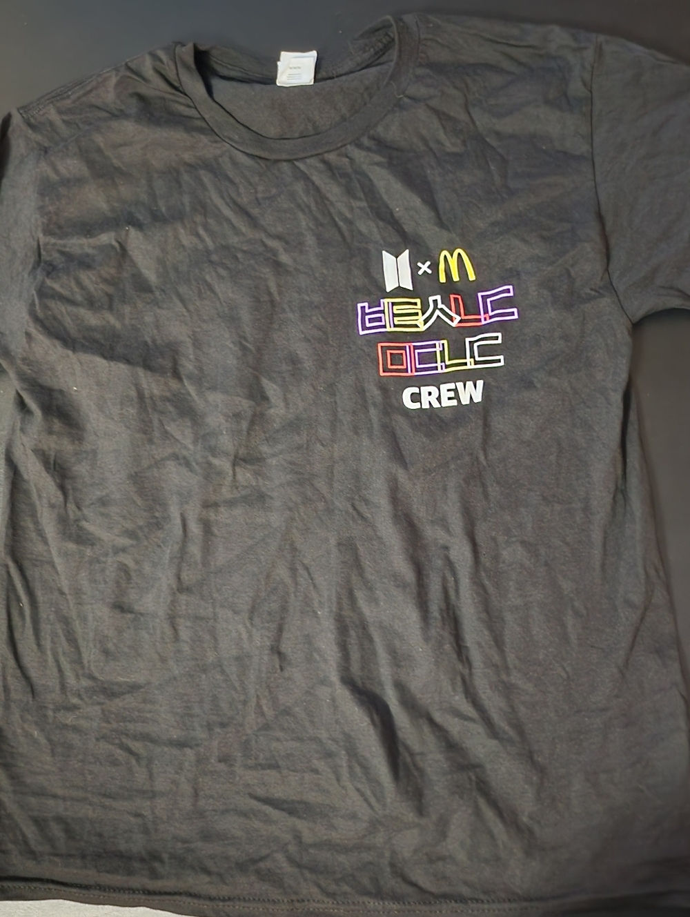 BTS x McDonald's Collab Official Crew Shirt